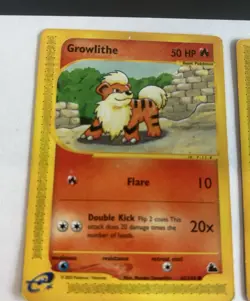 Pokemon Wizards Of The Coast 9 card Bundle Incl Skyridge Aquapolis Expedition - Image 3