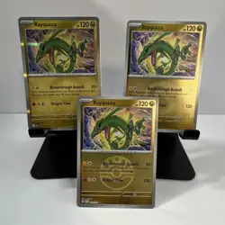 Pokemon TCG Rayquaza Basic HOLO ASC 153/217 Cards Lot 3 English - Image 1