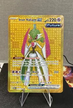 Iron Valiant ex #261/182 SV Paradox Rift Pokemon Card - Image 1