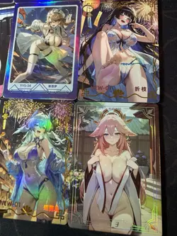 Sexy Waifu Bikini 9 x Goddess Doujin Cards Genshin Impact No Doubt To Get Wet - Image 4
