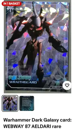 4x Warhammer Dark Galaxy card: WEBWAY 34 + 87 + 170 + 200. Combined listing - Image 2