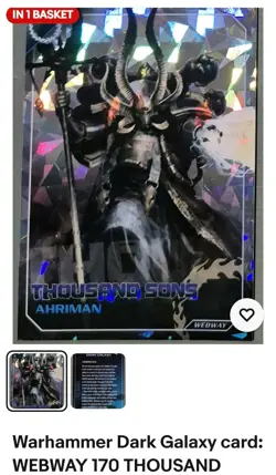 4x Warhammer Dark Galaxy card: WEBWAY 34 + 87 + 170 + 200. Combined listing - Image 3
