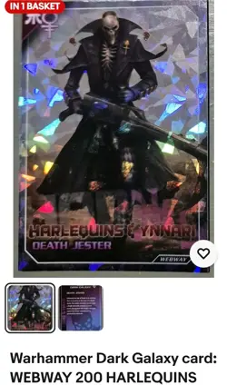4x Warhammer Dark Galaxy card: WEBWAY 34 + 87 + 170 + 200. Combined listing - Image 4