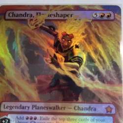 Chandra, Flameshaper (Borderless) Foundations Foil - Image 5