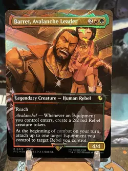 MTG | Barret, Avalanche Leader (✨Chocobo Track Foil✨) [FINAL FANTASY] - Image 1