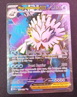 Pokemon TCG Mega Abomasnow EX Mega Evolution Ultra Rare Card 157/132 NM - Image 1