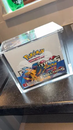 Pokemon XY Evolutions Booster Box NEW In Acrylic Case ✅ - Image 1