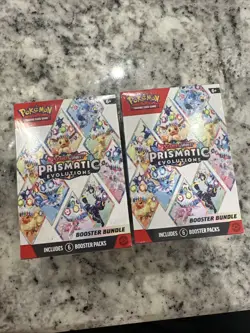 Lot of 2 - Pokemon TCG: Prismatic Evolutions - Booster Bundle Sealed New - Image 1