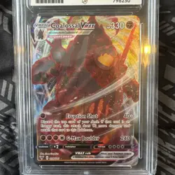 Pokemon 2020 Vivid Voltage Coalossal Vmax Holo 099/185 Ace Graded 10 - Image 2