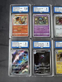 Pokemon Tcg Graded Bundle Shiny Rare & Art Rare Bundle Lot Of Ten Slabs AEY - Image 2