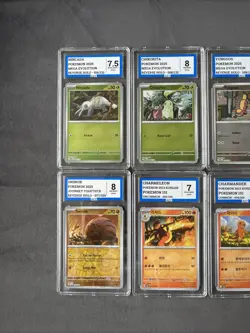 Pokemon Tcg Graded Bundle Lot Of Ten Slabs Reverse Holo, Super Rare, AEY - Image 2