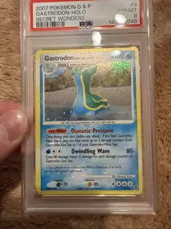 Pokemon Gastrodon East Sea Secret Wonders Holo Rare #8 PSA 8 Holo Bleed - Image 3