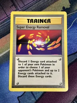 Pokemon TCG Base Set Unlimited 079/102: Super Energy Removal (LP) - Image 1