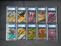 Pokemon TCG Graded Bundle Of Slabs Lot Of Ten Grade 7.5, 8 & 8.5 AEY - Image 1