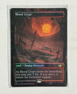 FOIL Blood Crypt (Unfinity) - Borderless - NM Pack Fresh MTG - Image 1