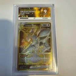 Pokemon Arceus VSTAR 184/172 Brilliant Stars - Ace 9 Graded - Image 1