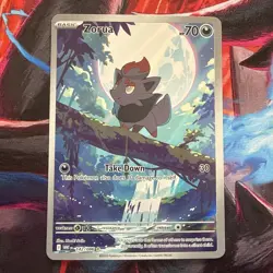 Pokemon Scarlett And violet White Flare #142/086 Zorua - Image 1