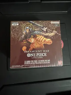 Bandai One Piece CCG OP-02 Paramount War Booster Box - 24 Packs 811039039080 - Image 1