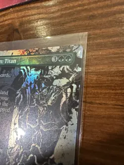 MTG Summon: Titan (Borderless Foil) Final Fantasy 373 FFXV FF15 NM - Image 2