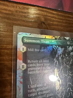 MTG Summon: Titan (Borderless Foil) Final Fantasy 373 FFXV FF15 NM - Image 3