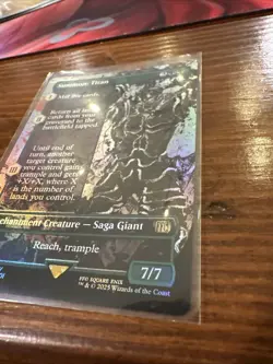 MTG Summon: Titan (Borderless Foil) Final Fantasy 373 FFXV FF15 NM - Image 5