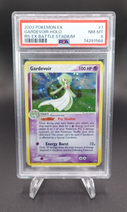 Gardevoir 2003 Pokemon EX RS-EX Battle Stadium Holo #7 PSA 8 - Image 1