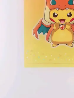 Mega Charizard Pikachu Pokemon Center Mega Tokyo Clear Card 2016 From Japan - Image 4