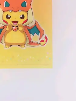 Mega Charizard Pikachu Pokemon Center Mega Tokyo Clear Card 2016 From Japan - Image 5