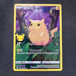 Pokemon TCG Celebrations Pikachu Full Art Ultra Rare Card 005/025 - Image 1