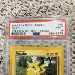 Pokemon Pikachu Jungle 60/64 1st Edition Stamped WoTC Promo PSA 9 1999 - Image 2