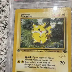 Pokemon Pikachu Jungle 60/64 1st Edition Stamped WoTC Promo PSA 9 1999 - Image 5