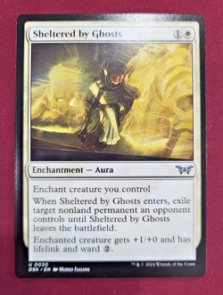 MTG Sheltered by Ghosts Regular Duskmourn #30 Near Mint - Image 1