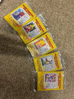 Pokemon Pocket Monsters Anime Series Collection X5 Unopened And Factory Sealed - Image 1