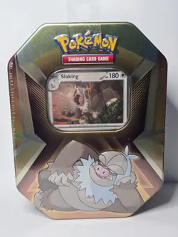 Pokemon TCG: Slaking Triple Whammy Collector's Tin - Factory Sealed - Image 1