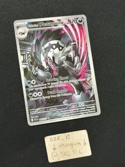 Pokemon Ascended Heroes - Galarian Obstagoon 245/217 - Illustration Art - M/NM - Image 3