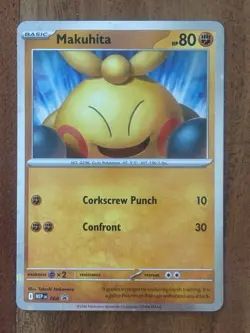 Pokemon TCG Makuhita Black Star Promo MEP 068 NM Card - Image 1