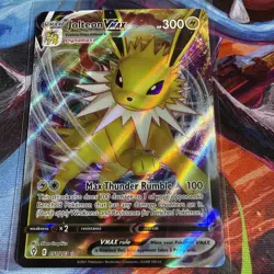 Jolteon VMAX 051/203 Pokemon SWSH07: Evolving Skies Holo Ultra Rare NM - Image 1