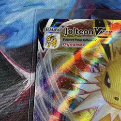 Jolteon VMAX 051/203 Pokemon SWSH07: Evolving Skies Holo Ultra Rare NM - Image 2