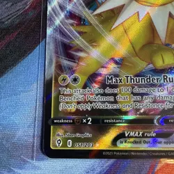 Jolteon VMAX 051/203 Pokemon SWSH07: Evolving Skies Holo Ultra Rare NM - Image 4