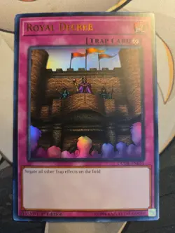 Yugioh! Royal Decree x 3 - 1st ed Ultra Rare - DUDE-EN051 - LP - Image 1