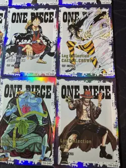 One Piece Set of 9 Collectible Character Anime SSR CR Magazine Manga Full Art - Image 4