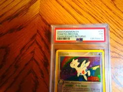 Pokemon 2004 Team Rocket Returns Togetic holo card, PSA 5 - Image 2