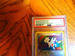 Pokemon 2004 Team Rocket Returns Togetic holo card, PSA 5 - Image 3