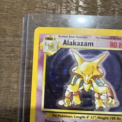 Alakazam 1/102 Base Set - Holo Pokemon Card - Image 2