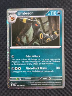 Umbreon 059/131 Prismatic Evolutions Cosmos Holo Costco Exclusive Pokemon Card - Image 1