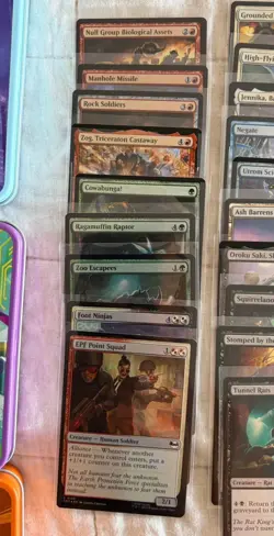 MTG TMNT Card Lot 59 Cards – Foils, Rares, Showcase, Surge, Full Art + Tins 🔥 - Image 3