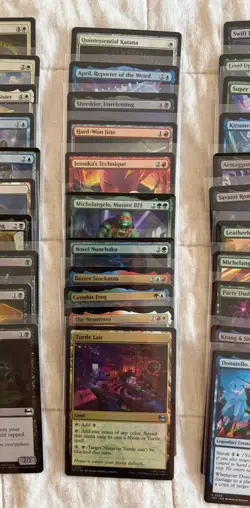 MTG TMNT Card Lot 59 Cards – Foils, Rares, Showcase, Surge, Full Art + Tins 🔥 - Image 5