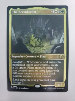 MTG The Necrobloom Modern Horizons 3 0492 Etched Foil Rare - Image 1