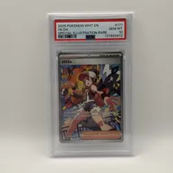 2025 POKEMON WHT EN-WHITE FLARE SPECIAL ILLUSTRATION RARE #171 HILDA PSA 10 - Image 1