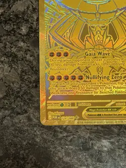 Pokemon TCG Perfect Order Mega Hyper Rare Mega Zygarde Ex 124/088 Near Mint - Image 2